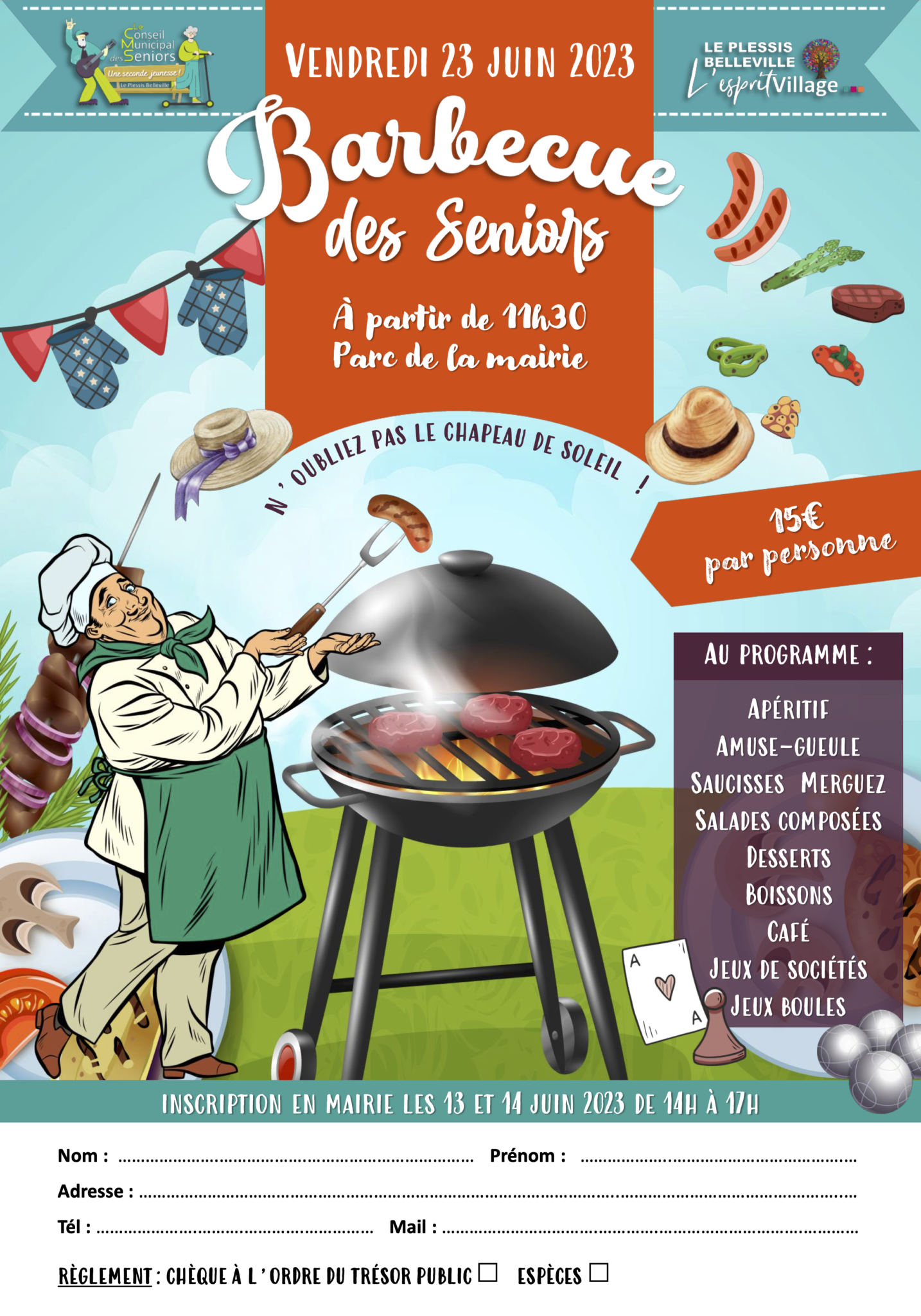 Barbecue Des S Niors Mairie Le Plessis Belleville